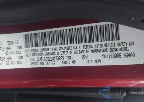 2014 Jeep Cherokee Limited from USA, damaged, VIN 1C4PJLDS2EW173869